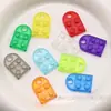 Accesorios para joyería DIY creativos hechos a mano pieza única de 2*2 puede deletrear amor collar de bloques de construcción llavero colgante colgante adornos colgantes