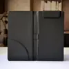 Clip de Cajero de Restaurante de Hotel Clip de Pedido A6 de Cuero para Menú de Bebidas de Hotel Clip para Libreta de Pedidos Facturas Se Puede Poner Logo