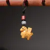 Buena Suerte en el Año del Caballo, Regalo del Caballo del Zodiaco, Caballo Tang Chino de Moda Atrae la Fortuna Juguete de Té, Adorno de Escritorio, Colgante del Año del Caballo, Adorno para Árbol de Navidad