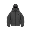 Chamarra Sudadera Bordada Simple Nueva de Diseño de Nicho a Prueba de Viento con Cremallera Doble Extremo Otoño e Invierno 2025 Europea y Americana Transfronteriza