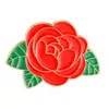Broche distintivo exquisito color dopamina forma de flor sentido avanzado nicho divertido todo partido pin para ropa sombrero
