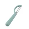 Pelador Forma de P Acero Inoxidable Hoja de Pp Pelador Simple Utensilios de Cocina Cuchillo Pelador de Frutas y Verduras Fabricante Venta al Por Mayor