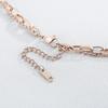 Venta al por mayor de fábrica joyería de moda Red social anillo de doble capa para mujer cadena de suéter de otoño e invierno collar de acero de titanio