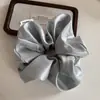 Scrunchie de Cetim Liso Estilo Francês para Mulheres, Elástico de Cabelo de Alta Elasticidade para Rabo de Cavalo, Novo Modelo 2026, Acessório de Cabelo Amigo do Cabelo