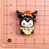 Caja de regalo de Navidad de dibujos animados Sanrio Diversión para niños material de paquete de accesorios de resina para funda de teléfono pasador diy hecho a mano pegamento de crema