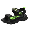 Sandalias Resistentes al Desgaste de Verano para Niños, Zapatos de Playa de Moda Antideslizantes para Niños, Zapatillas de Suela Suave, Transpirables, Ligeras