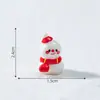 Paisaje en miniatura, tren de Navidad creativo, muñeco de nieve y figuras de animales lindos - Decoraciones y accesorios DIY para crear escenas nevadas