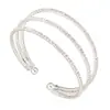 Moda y Personalidad Popular Fotografía Callejera Europea y Americana Cadena de Garras Full Diamond Hueca Pulsera para Mujer Pulsera Multicapa Hecha a Mano B251