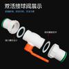 Enchufe rápido PPR 4 minutos 6 minutos 1 pulgada enchufe rápido válvula de bola válvula de globo en línea válvula de bola de doble unión enchufe de fusión en caliente plug and play