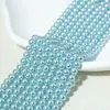 Cuentas de Cristal Estilo Swarovski de Lujo Ligero, Agujero Recto, Redondas y de Alto Brillo, Populares para Pendientes DIY, Accesorios para el Cabello, Accesorios para Bisutería al por Mayor