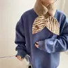 Cachecol de Pelúcia Inverno Tendência, Gola Cruzada de Pelo Versátil da Moda Nicho Cachecol de Pelo Quente Atacado