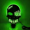 Máscara de Pirata Cicatrizada y Tuerta Más Vendida Transfronteriza con Sangre Horror Luz Fría Máscara de Halloween Set de Máscaras Luminosas LED