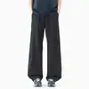 Pantalones de Malla Transpirable de Secado Rápido Finos Nuevos de Verano Pierna Recta Talla Grande para Hombre Pantalones Casuales Versátiles Seda de Hielo