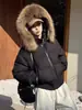 Elección de Influencer 2026 Invierno Nuevo Estilo Nicho Estrella Strass Oscuro Gótico Cálida Chaqueta de Algodón para Mujer
