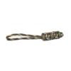 Equipamento de Montanhismo e Camping Paracord de Sete Núcleos Trançado Multifuncional Chaveiro Portátil Camuflagem Verde Militar Táticas ao Ar Livre