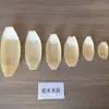 Venta al por mayor Barco de Madera Desechable Barco de Chapa Vajilla de Madera Barco de Chapa Desechable Barco para Sushi Plato de Madera para Barco