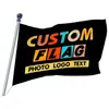 Banderas personalizadas de doble impresión transfronterizas 3x5 pies, banderas publicitarias decorativas con logo personalizado, banderas de campaña de comercio exterior