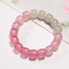 Gradiente luminoso Bodhi raiz velha pulseira placa corda dedo enrolamento macio barril contas Wenwan Buda contas rosário pulseira TikTok mesmo estilo
