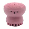 Cepillo Limpiador Facial de Silicona Limpiador Pequeño Pulpo Medusa Masajeador Multifuncional Cepillo Limpiador Facial de Silicona Limpiador en stock