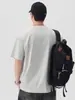 Ropa para Hombre Fengshe / Camiseta Fresca y Transpirable de Manga Corta para Hombre Verano 2026 Nueva Camiseta Casual Simple Holgada