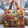 2026 Nueva Serie de Rollos de Libros Transfronterizos Estilo Viento Estampado Digital Bolso de Hombro Acolchado de Moda