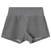 Pantalones Cortos Deportivos Grises para Mujer, Nuevo Estilo Primavera y Verano 2026, Cintura Alta, Adelgazantes, Petites, Casual Estilo Americano Ajustados al Cuerpo Hot Pants