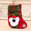 Meias de Natal Transfronteiriças Saco de Presente de Natal Meias Pequenas de Natal Pingente Saco Decoração Pendurada para Árvore de Natal