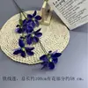 Flores Artificiais Coloridas de Dopamina para Montagem de Cena de Casamento, Arranjos de Flores de Seda, Materiais Florais, Flores para Decoração de Painel de Casamento
