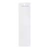 Tienda de Joyería Pasador Largo Cartón 5 Ranuras para Tarjetas Etiqueta Blanca PVC Blanco Leche 24X6.4 Plata Caliente Tarjeta de Pasador