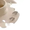 Pendientes Retro Estilo Coreano para Mujer, Diseño Hueco de Nariz, Estilo Geométrico de Moda, Clips para Orejas Sencillos, Pendientes de Personalidad Hip-Hop Europeos y Americanos, Modernos