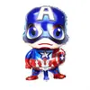 Balão Cartoon Liga da Justiça Marvel Homem de Ferro Capitão América Homem-Aranha Ganso Caça Balão de Filme de Alumínio