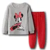 Ropa Nueva de Manga Larga para Niñas y Bebés Oruga Colorida de Dibujos Animados Conjunto de Ropa para el Hogar Pijama K240