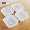Jiabanshou Lavabo de Verduras de Doble Capa con Cesta Escurridora, Bandeja para Frutas para Sala de Estar, Filtro de Agua para Cocina del Hogar, Lavabo de Verduras, Bandeja para Frutas para Preparación de Alimentos