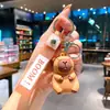 Celebridad de Internet Caricatura Capibara Llavero Colgante Muñeca Decoración de Bolso Máquina de Garra Regalo Pequeño Venta al por Mayor