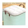 Bolsa de Almacenamiento para Ropa, Bolsa de Empaque para Equipaje de Gran Capacidad, Impermeable y a Prueba de Humedad, para Organizar Ropa y Colchas, Bolsa Tejida