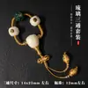 Conector de tres vías de cobre chapado en oro estilo antiguo con cristal de Sherpa, accesorio de artesanía para pulseras hechas a mano DIY y joyería de moda
