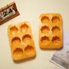 Molde de Silicona para Pastel Forma de Hoja Molde para Jabón Hecho a Mano Molde para Horneado Casero Procesado en Frío Venta Caliente Transfronteriza Halloween Festival de la Cosecha Calabaza