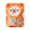 Saco Plástico Personalizado para Embalagem de Alimentos Ursinho de Desenho Animado Biscoito Saco Auto-Sustentável com Fechamento Lanche Comida Lanche Saco com Formato Especial