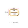 Acessórios de Ferragem para Bolsa Diâmetro Interno 16-38mm Liga de Zinco Fio Plano Fivela Japonesa Fivela de Ajuste de Alça de Bolsa Fundida sem Agulha