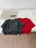 Camiseta de algodão escovado com gola redonda e manga curta para outono, corte solto, top casual, peça básica versátil para mulheres
