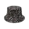 Sombrero de cuenca nuevo AliExpress Europa y Estados Unidos moda infantil Joker estampado de leopardo sombrero de pescador sombrero de sol para mujer venta al por mayor comercio exterior