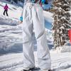 Calça de Caminhada Feminina de Inverno Resistente ao Frio com Forro de Fleece Repelente à Água Três em Um Calça de Esqui Grossa e Quente