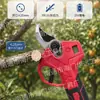 Fabricante Original Batería de Litio Tijeras Eléctricas de Podar Carga Inalámbrica Tijeras de Podar para Jardín y Frutales Pantalla Digital Tijeras de Jardín
