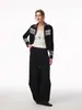 Estilo Perezoso Jacquard Retro 2025 Nueva Atmósfera Otoño e Invierno Elegante Empalme Cárdigan de Punto Suéter Chaqueta Corta para Mujer