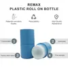 Botella Roll-On de 50ml Desodorante Antitranspirante Botella de Bola Rodante de PP Botella para Aceites Esenciales de Masaje Botella de Plástico con Tapa