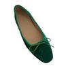 Zapatos Retro Franceses de Terciopelo con Lazo para Mujer 2024 Nuevos Zapatos de Abuela Suaves de Suela Blanda con Punta Cuadrada de Gama Alta