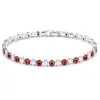 Pulsera Popular Transfronteriza de Circonita Cuadrada Colorida para Mujer, Elegante y de Moda, Joyería de Lujo Ligero de Alta Gama Europea y Americana