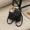 Mochila de Viagem Retro Estilo Britânico para Mulheres Inverno 2025 Nova de Aparência Elegante Simples Casual para Passeio