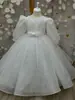 Vestido Formal Infantil Vestido de Princesa 2026 Estilo Nuevo Amazon Europeo y Americano Lentejuelas Falda Abullonada Disfraz de Baile de Navidad