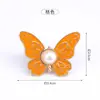 Fivela Colapsante de Cintura em Formato de Borboleta Fivela com Strass Botão Colapsante de Cintura Removível Sem Costura Artefato Colapsante de Cintura Grande para Cintura Pequena